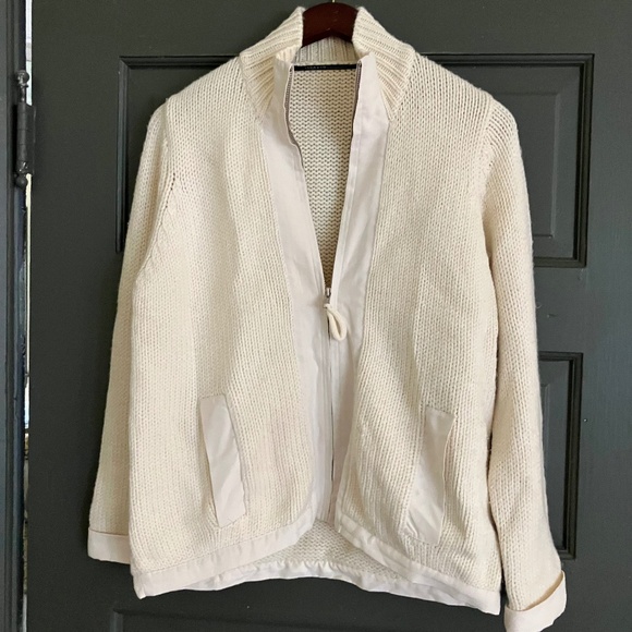 Zip front Cardigan Sz L - Picture 1 of 4